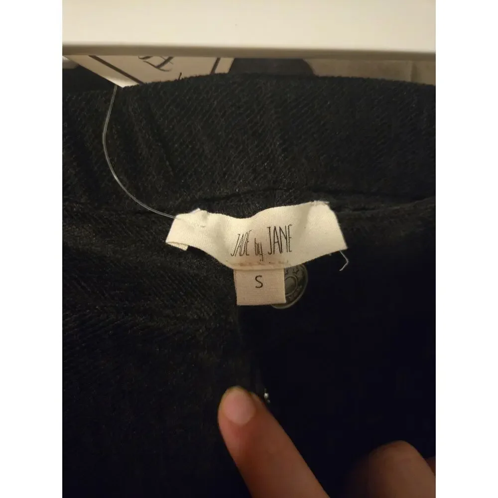 Jade by Jane Black High-Waist Denim Maxi Skirt with Front Slit - Picture 2 of 3